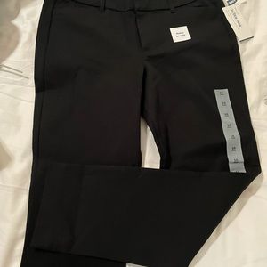 Black Pixie Ankle Cut Dress Pants by Old Navy. size 10